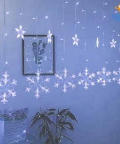 Coral Tree All Of It Snowflake Curtain LED Lights
