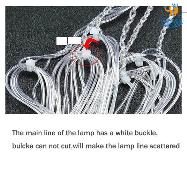 Coral Tree All Of It Snowflake Curtain LED Lights