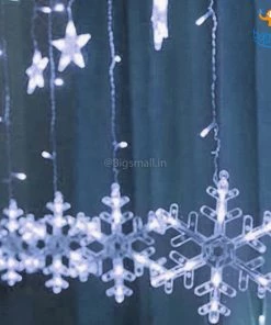 Coral Tree All Of It Snowflake Curtain LED Lights