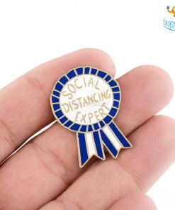 Bigsmall_piu Social Distancing Expert Lapel Pin All Of It