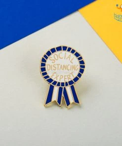 Bigsmall_piu Social Distancing Expert Lapel Pin All Of It