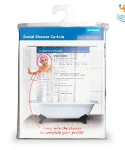 AkshayySB Social Media Shower Curtain All Of It