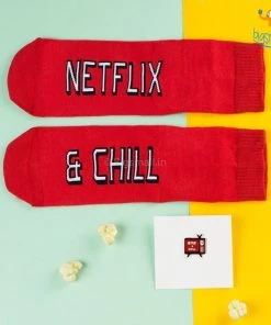 Bigsmall Netflix & Chill Combo - Socks And Pin All Of It