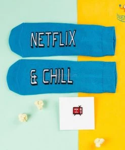 Bigsmall Netflix & Chill Combo - Socks And Pin All Of It