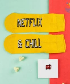 Bigsmall Netflix & Chill Combo - Socks And Pin All Of It
