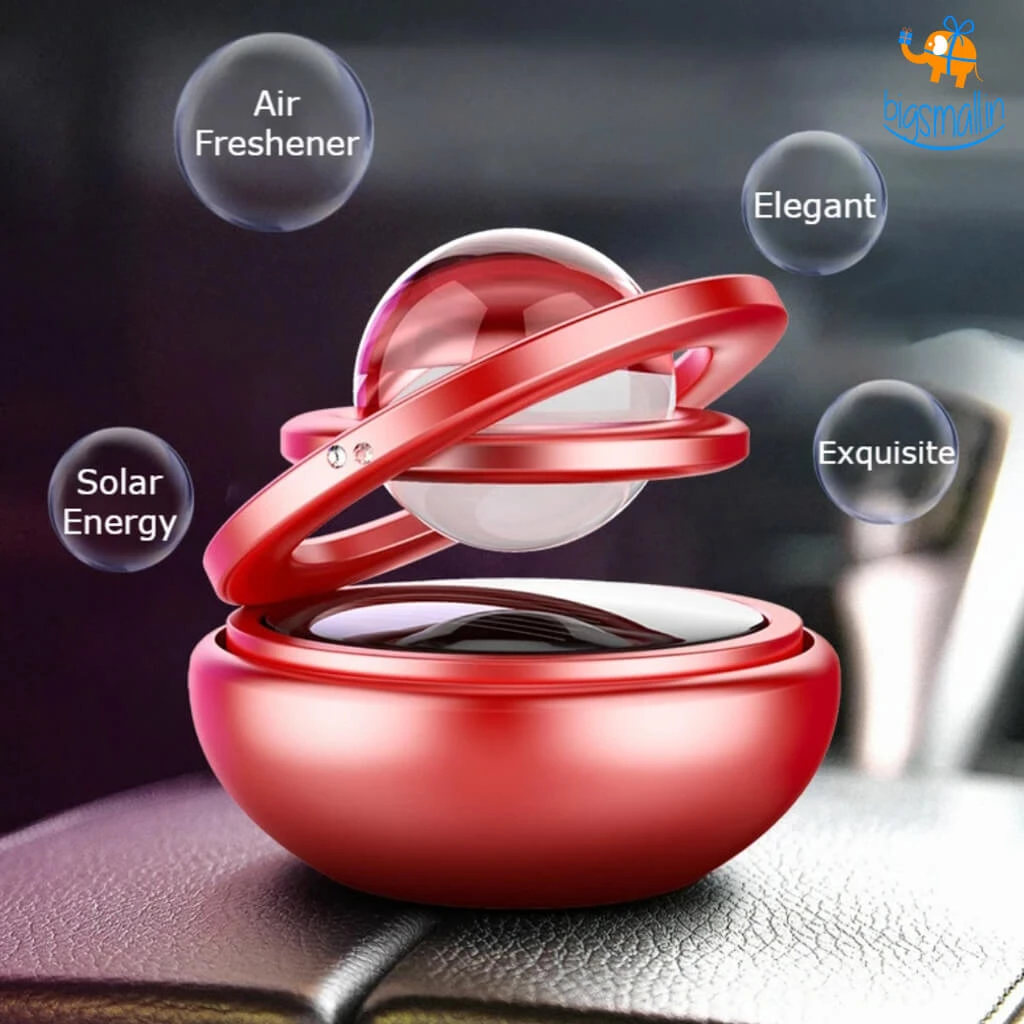 Bigsmall_hmk Car Solar Automatic Rotating Rings