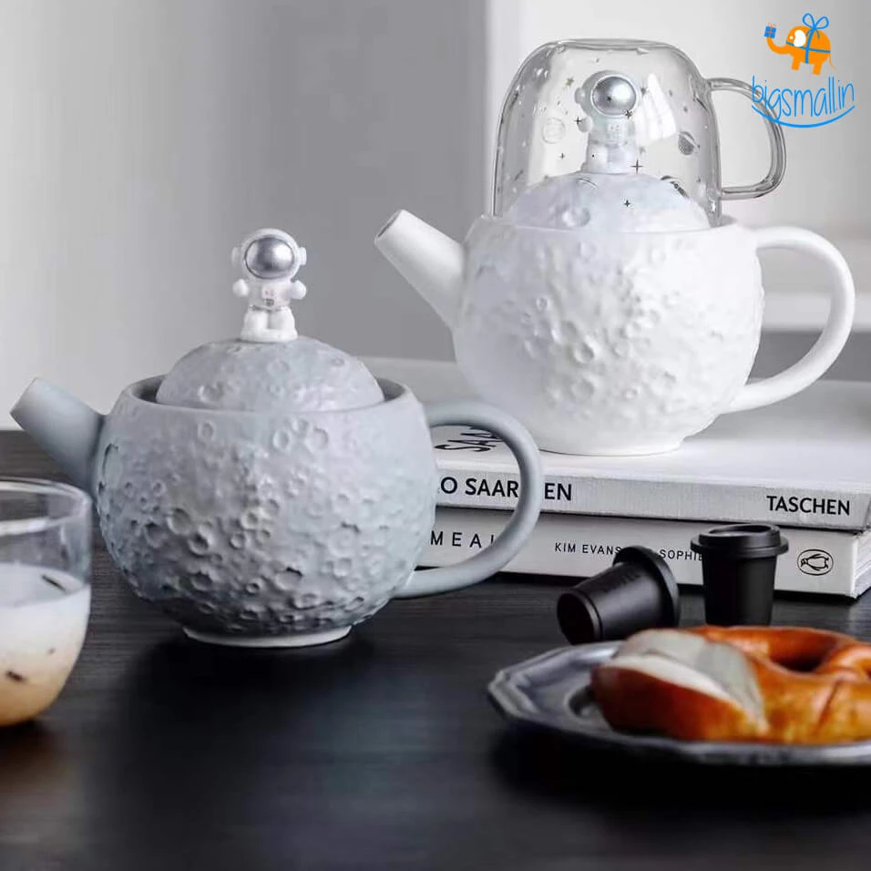 Bigsmall_hmk Space Man Kettle And Cup Set Father's Day