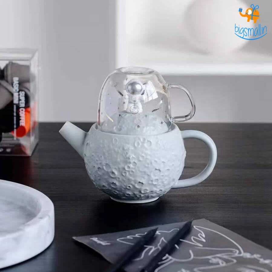 Bigsmall_hmk Space Man Kettle And Cup Set Father's Day