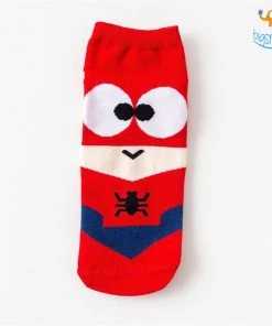VinnyC Spiderman Cartoon Socks
