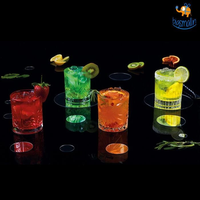 Devnow Spirits Of Tuscany Crystal Glasses - Set Of 4