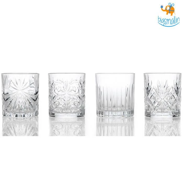 Devnow Spirits Of Tuscany Crystal Glasses - Set Of 4