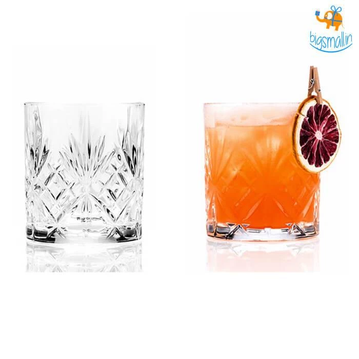 Devnow Spirits Of Tuscany Crystal Glasses - Set Of 4