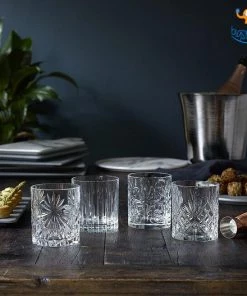 Devnow Spirits Of Tuscany Crystal Glasses - Set Of 4