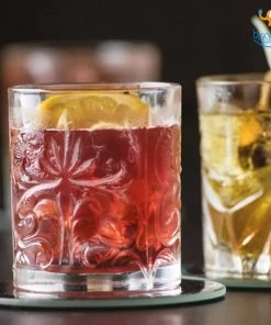 Devnow Spirits Of Tuscany Crystal Glasses - Set Of 4