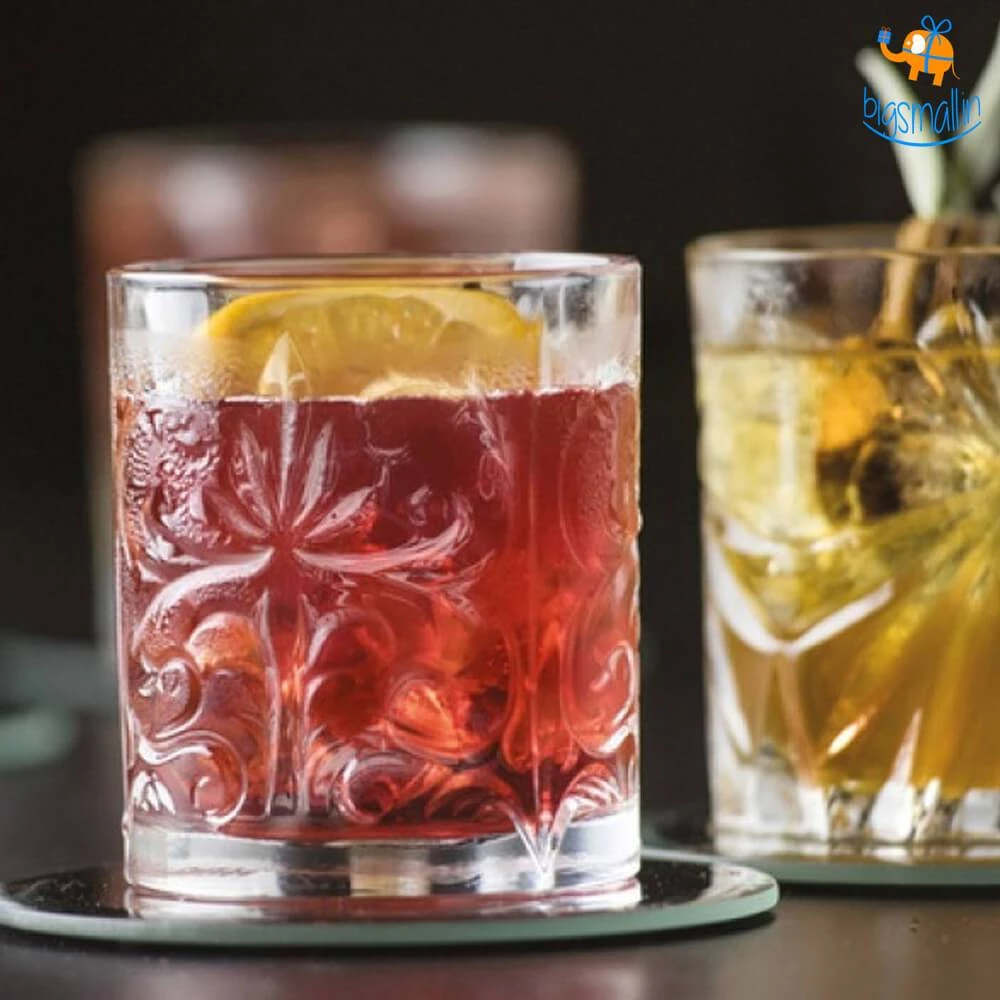 Devnow Spirits Of Tuscany Crystal Glasses - Set Of 4