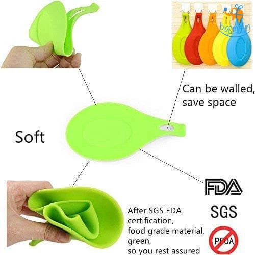 Akshay Mumbai Importer Silicone Spoon Rest