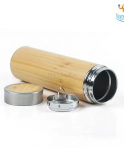 Anmol Enterprises Father's Day Stainless Steel Bamboo Bottle