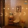 Coral Tree All Of It Star & Moon Curtain LED Lights