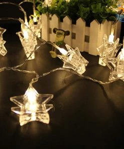 Bigsmall All Of It Star Clip LED String Lights