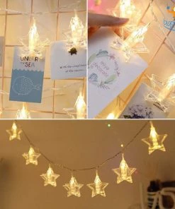 Bigsmall All Of It Star Clip LED String Lights