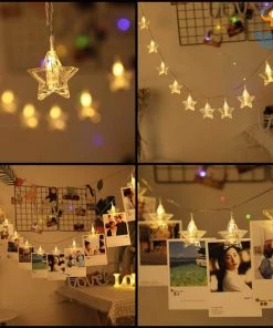 Bigsmall All Of It Star Clip LED String Lights