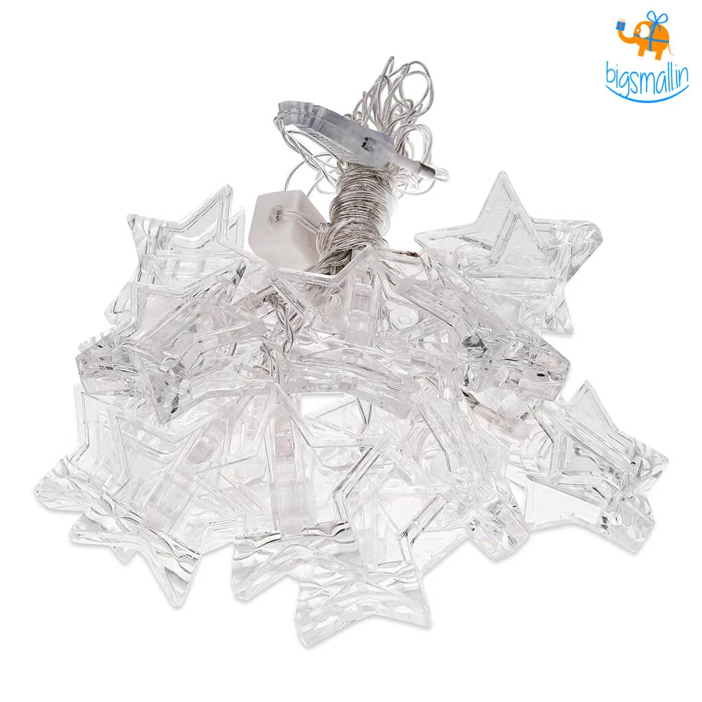 Bigsmall All Of It Star Clip LED String Lights