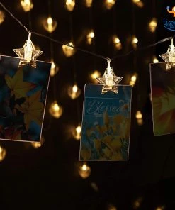 Bigsmall All Of It Star Clip LED String Lights