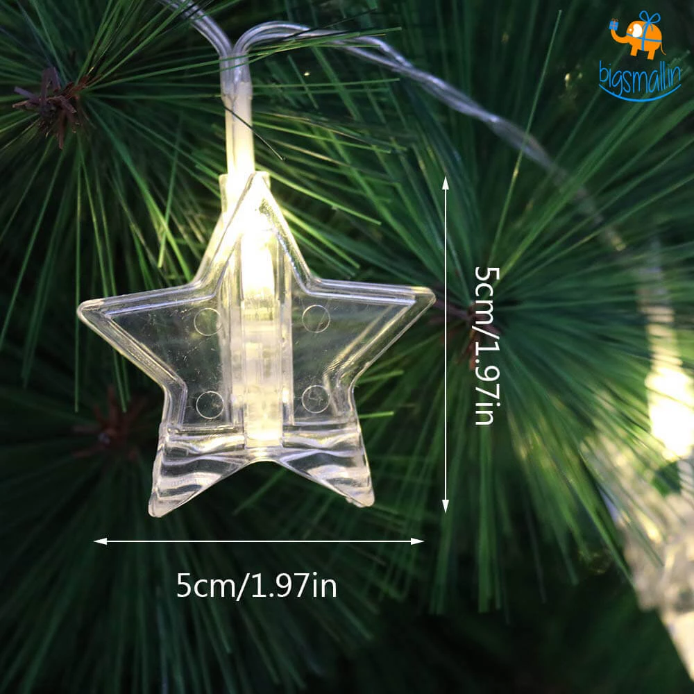 Bigsmall All Of It Star Clip LED String Lights