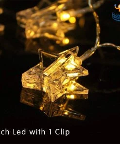Bigsmall All Of It Star Clip LED String Lights