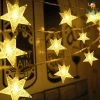 Coral Tree Decorative Star String Lights