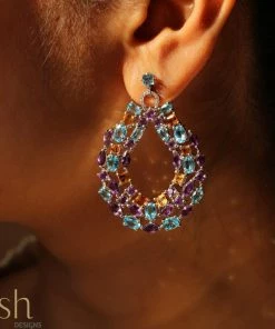 Ash Designs Starry Sea Teardrop Semi-Precious Earrings All Of It