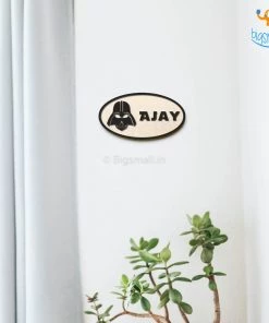 Chitra Chaya Personalized Darth Vader Themed Nameplate | COD Not Available