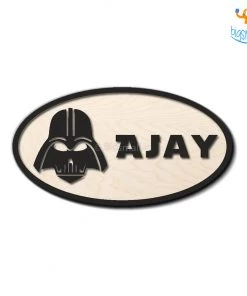 Chitra Chaya Personalized Darth Vader Themed Nameplate | COD Not Available
