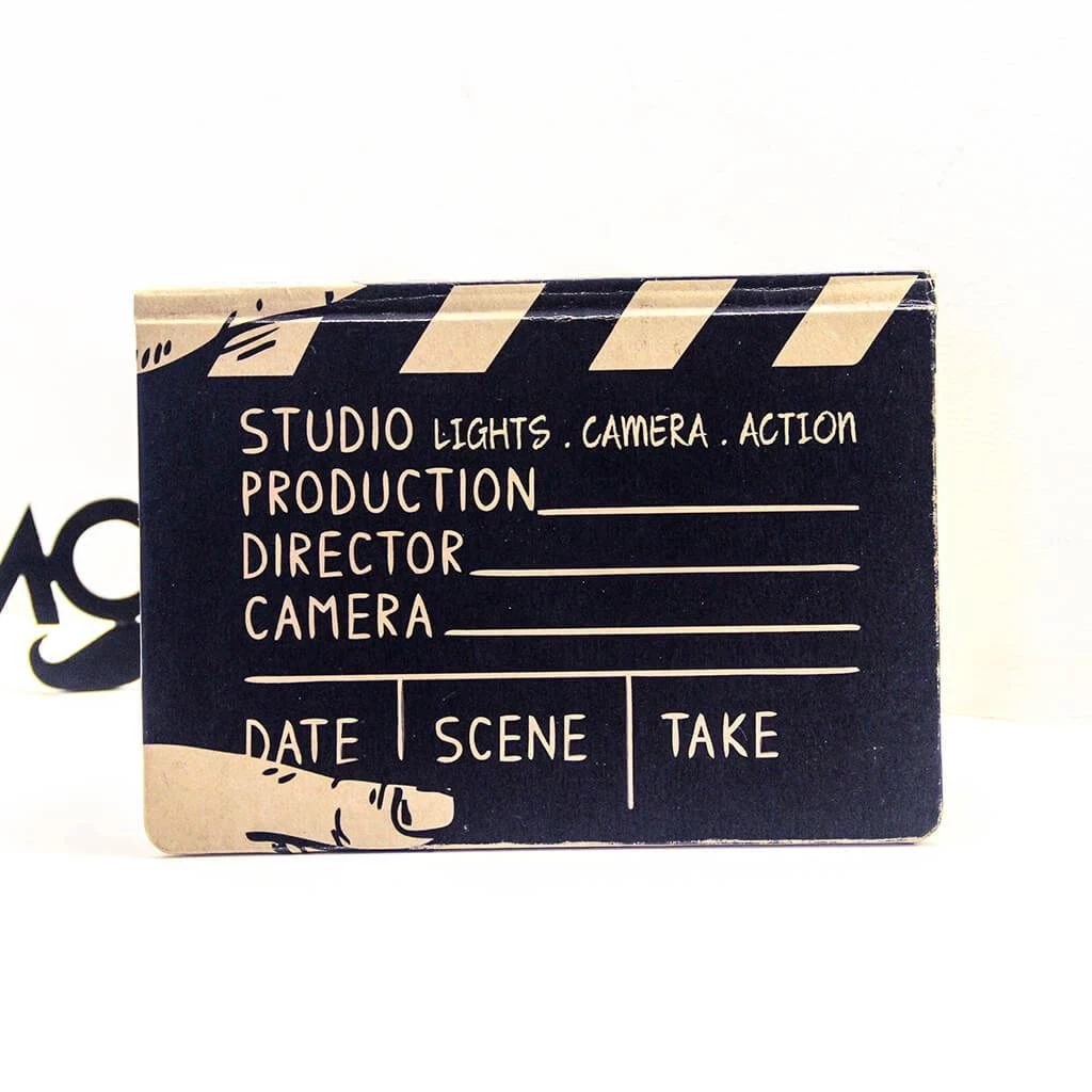 Mooch Design Studio Movie Clapboard A6 Notebook With Elastic