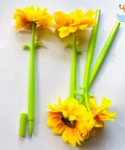Bigsmall_hmk Sunflower Pen - Set Of 2