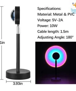 Coral Tree All Of It Sunset Projection Lamp