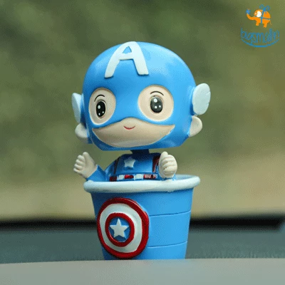 Bigsmall_hmk All Of It Baby Superhero Ceramic Bobblehead