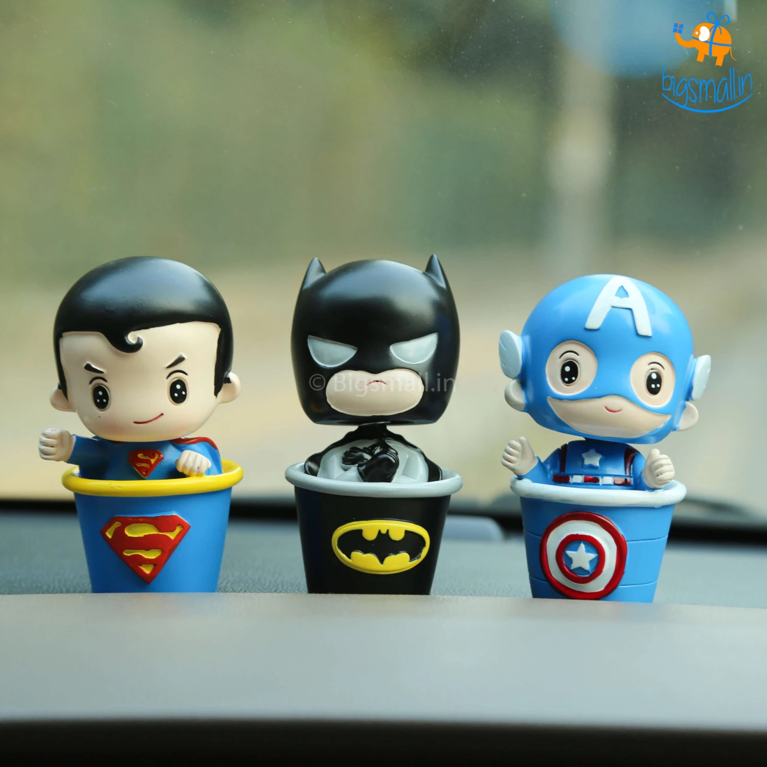 Bigsmall_hmk All Of It Baby Superhero Ceramic Bobblehead