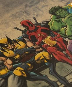 AmyLi Superheroes Chilling Poster All Of It