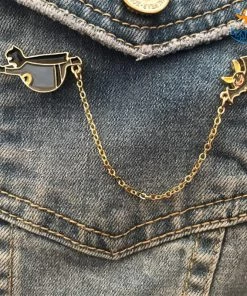 AmyLi Superhero Chain Brooch Pin All Of It