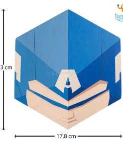 Bigsmall_cc Superhero Hexagon Wall Hangings - Set Of 6