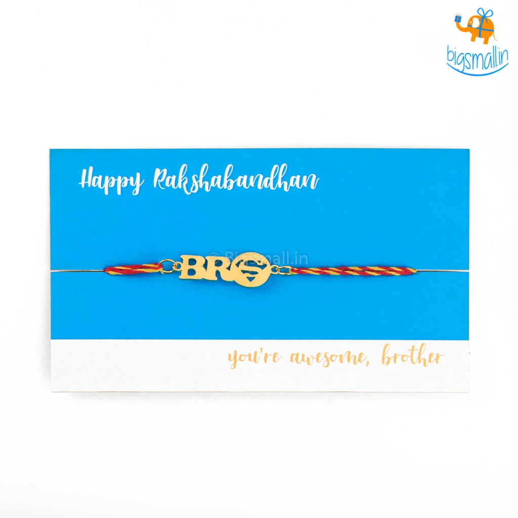 DesignWesign Superman Bro Rakhi