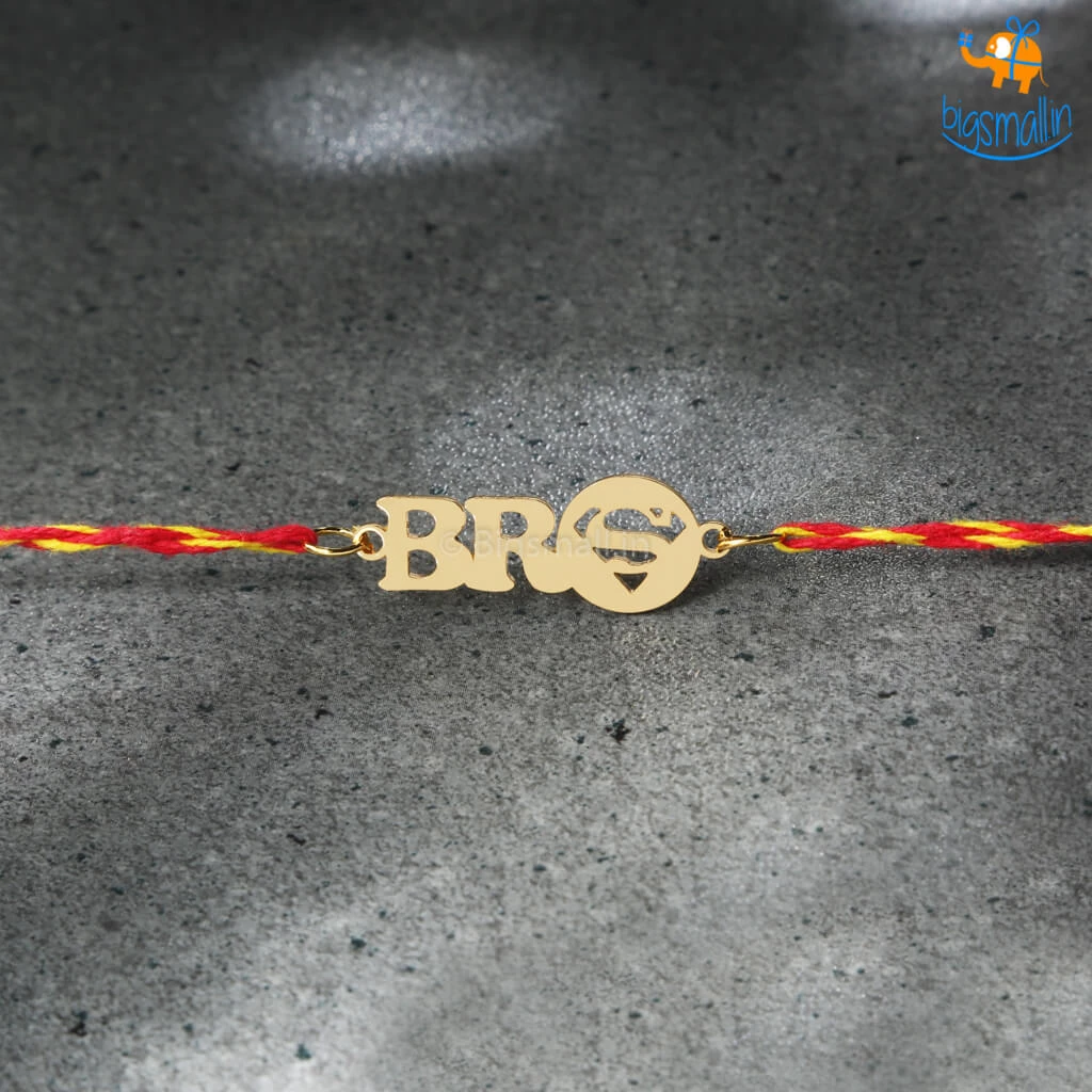 DesignWesign Superman Bro Rakhi