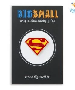 Bigsmall_piu All Of It Superman Metallic Lapel Pin