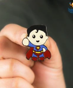 Bigsmall_piu All Of It Superman Metallic Lapel Pin