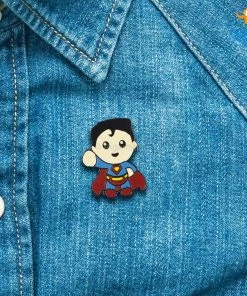 Bigsmall_piu All Of It Superman Metallic Lapel Pin