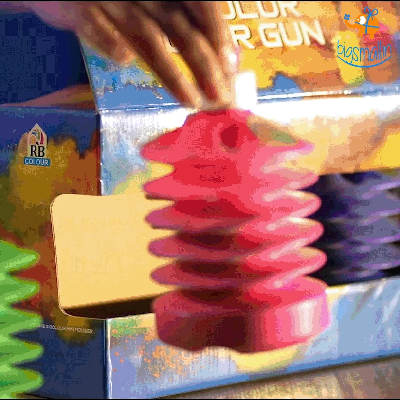 Radha Krishna All Of It Holi Mini Mouser Gulal Gun - Set Of 3