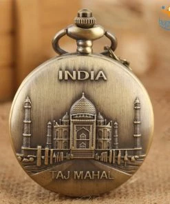 Bigsmall_hmk Father's Day India Souvenir Pocket Watch Keychain