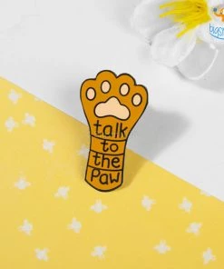 Bigsmall_piu All Of It Talk To The Paw Lapel Pin
