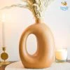 Hollyhock Tan Minimalist Vase All Of It